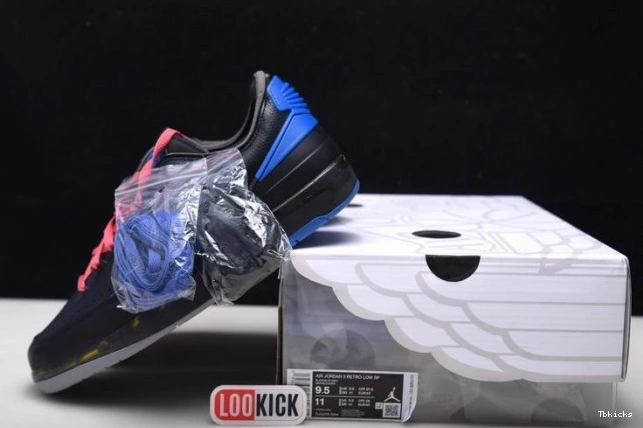 Reps TBK Black Blue Retro Off-White DJ4375-004 SP 2 Jordan Low 0721